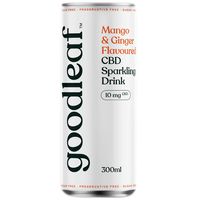 Goodleaf CBD Infused Sparkling Water - Mango & Ginger